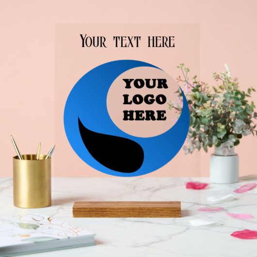 Aangepaste zakelijke Logo Acryl Bord (Huwelijk)