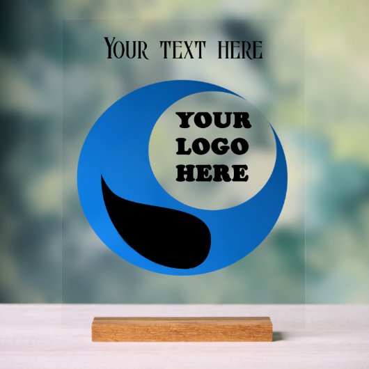 Aangepaste zakelijke Logo Acryl Bord (Neutraal)