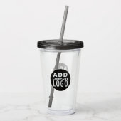 Aangepaste zakelijke Logo Acryl Drinkbeker (Achterkant)
