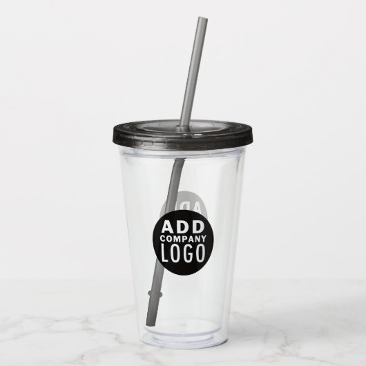 Aangepaste zakelijke Logo Acryl Drinkbeker (Achterkant)