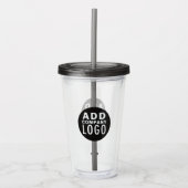 Aangepaste zakelijke Logo Acryl Drinkbeker (Voorkant)