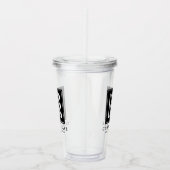 Aangepaste zakelijke Logo Acryl Drinkbeker (Rechts)