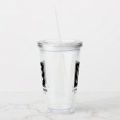 Aangepaste zakelijke Logo Acryl Drinkbeker (Links)
