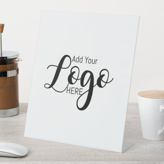 Aangepaste zakelijke logo adverteren reclamebord met voetstuk (Insitu)