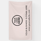 Aangepaste zakelijke Logo banner (Verticaal)