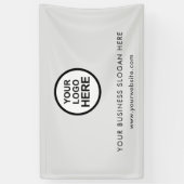 Aangepaste zakelijke Logo banner (Verticaal)