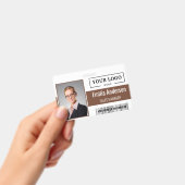 Aangepaste zakelijke Logo Barcode Werknemer Foto Badge (Handheld)