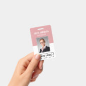 Aangepaste zakelijke Logo Basic Employee Photo Pin Badge (Handheld)