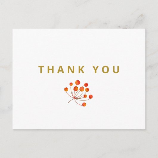 Aangepaste zakelijke Logo Bedankt Briefkaart (Voorkant)