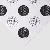 Aangepaste zakelijke Logo - Bedankt patroon Tissuepapier (Detail)