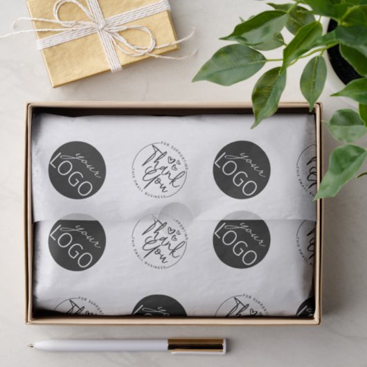 Aangepaste zakelijke Logo - Bedankt patroon Tissuepapier (Geschenk)