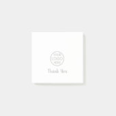 Aangepaste zakelijke Logo Bedankt Post-IT Notes (Voorkant)