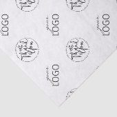 Aangepaste zakelijke Logo Bedankt voor het patroon Tissuepapier (Detail)