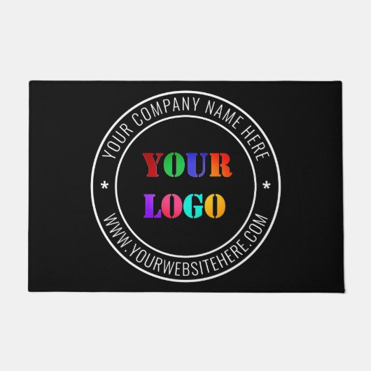Aangepaste zakelijke Logo bedrijf persoonlijke Kan Deurmat (Voorkant)