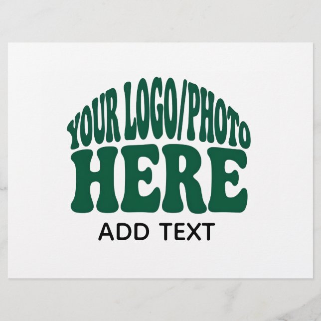 Aangepaste Zakelijke Logo Bedrijfs Template Briefhoofd (Voorkant)