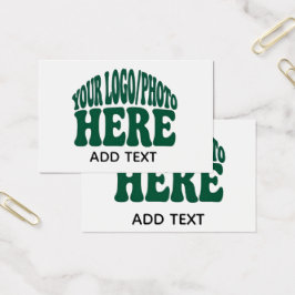 Aangepaste Zakelijke Logo Bedrijfs Template Visitekaartje