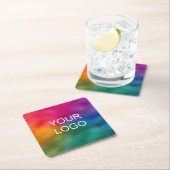 Aangepaste zakelijke Logo bedrijfsbedrijf Sjabloon Kartonnen Onderzetters (Insitu)