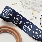 Aangepaste zakelijke Logo, bedrijfscourant, cadeau Satijnen Lint