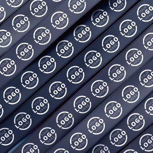 Aangepaste zakelijke Logo, bedrijfscourant, cadeau Satijnen Lint