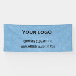 Aangepaste zakelijke Logo | Bedrijfsnaam en slogan Spandoek