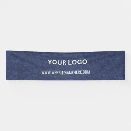 Aangepaste zakelijke Logo | Bedrijfsnaam en slogan Spandoek