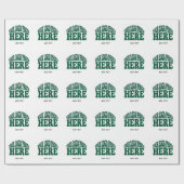 Aangepaste Zakelijke Logo BedrijfsTemplate Cadeaupapier (Vlak)
