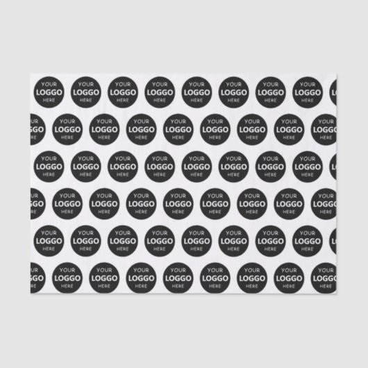 Aangepaste zakelijke Logo Bedrijfsverpakkingen Tissuepapier (Voorkant)