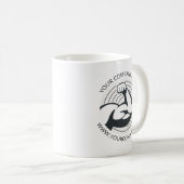Aangepaste zakelijke logo bedrijfswebsite koffiemok (Voorkant rechts)