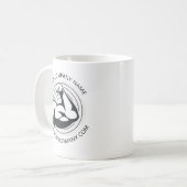 Aangepaste zakelijke logo bedrijfswebsite koffiemok (Voorkant links)