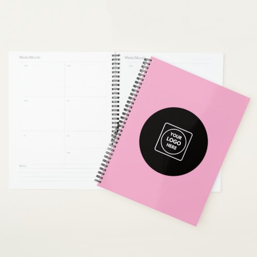 Aangepaste zakelijke logo branding planner 2026 (Display)