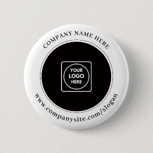 Aangepaste zakelijke logo branding voor promotione ronde button 5,7 cm