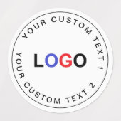 Aangepaste zakelijke logo bulk (30) waterdichte st labels (Design 1)