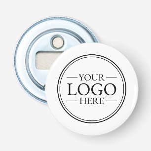 Aangepaste zakelijke Logo Button Flesopener