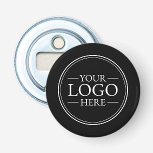 Aangepaste zakelijke Logo Button Flesopener