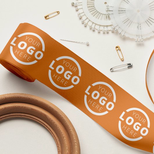 Aangepaste zakelijke Logo, cadeau voor bedrijfsaan Satijnen Lint