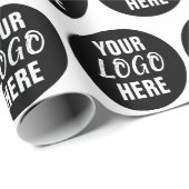 Aangepaste zakelijke Logo Cadeaupapier (Rol Hoek)