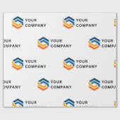 Aangepaste zakelijke Logo Cadeaupapier (Vlak)