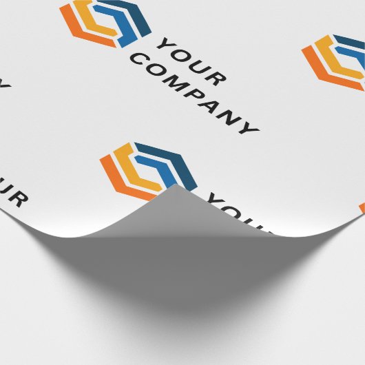 Aangepaste zakelijke Logo Cadeaupapier (Hoek)