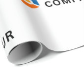 Aangepaste zakelijke Logo Cadeaupapier (Rol Hoek)