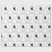 Aangepaste zakelijke Logo Cadeaupapier (Vlak)