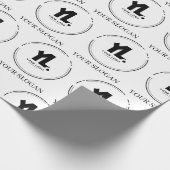 Aangepaste zakelijke Logo Cadeaupapier (Hoek)