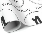 Aangepaste zakelijke Logo Cadeaupapier (Rol Hoek)