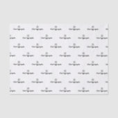 Aangepaste Zakelijke Logo Chic Cadeau/Productverpa Tissuepapier (Voorkant)