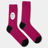Aangepaste zakelijke Logo Company Sokken - Kies kl (Rechts)