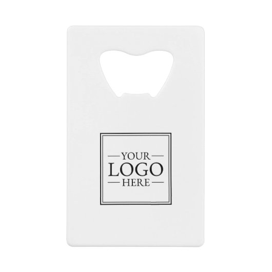 Aangepaste zakelijke Logo Creditkaart Flessenopener (Voorkant)