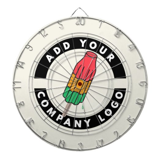 Aangepaste zakelijke Logo Dartbord (Voorkant)
