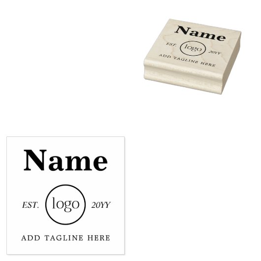 Aangepaste zakelijke Logo, eenvoudig Rubberstempel (Gestempeld)