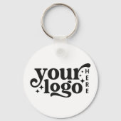 Aangepaste zakelijke Logo - Eenvoudige, eenvoudige Sleutelhanger (Voorkant)