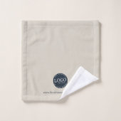 Aangepaste zakelijke Logo en bedrijfswebsite Bad Handdoek (Wasdoekje)
