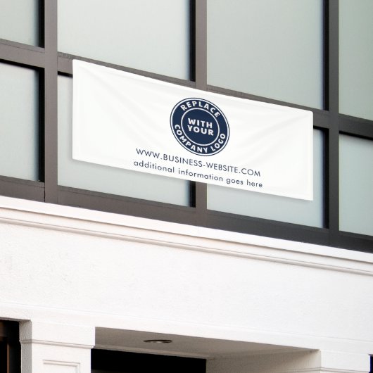 Aangepaste zakelijke Logo en bedrijfswebsite Spandoek (Buitenkant Gebouw)